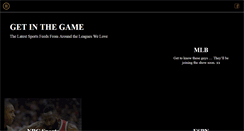 Desktop Screenshot of getinthegame.com